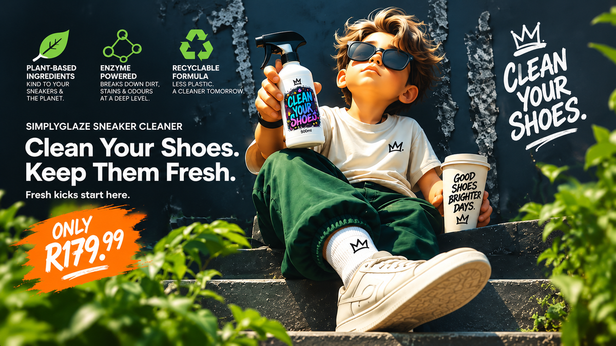 SimplyGlaze Sneaker Cleaner lifestyle